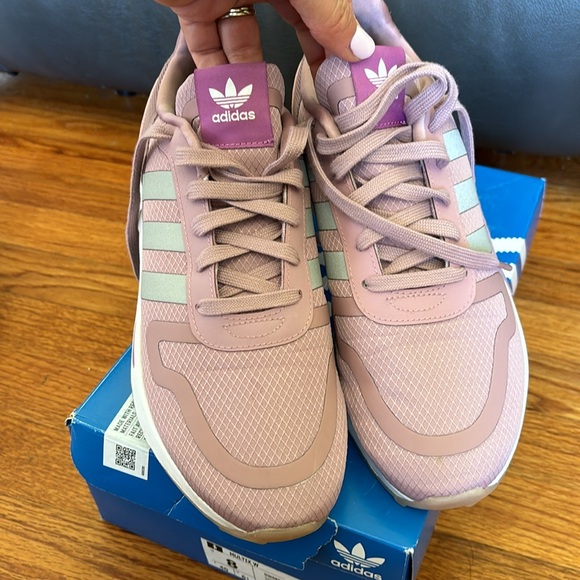 Adidas Original Multix Sneakers Mauve/Lilac size 8 US Women - Picture 8 of 14